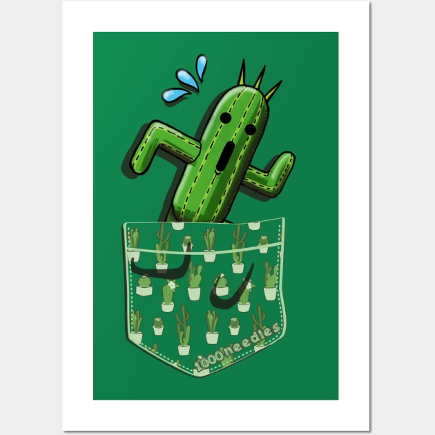 Cactuar in your pocket! Wall Art by AlexRoivas